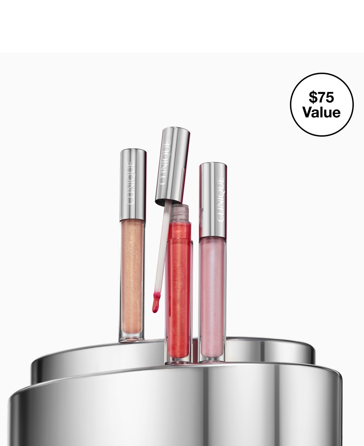 Clinique 3-pc. Pop Treats: Pop Plush Lip Gloss Holiday Gift Set In Transparent