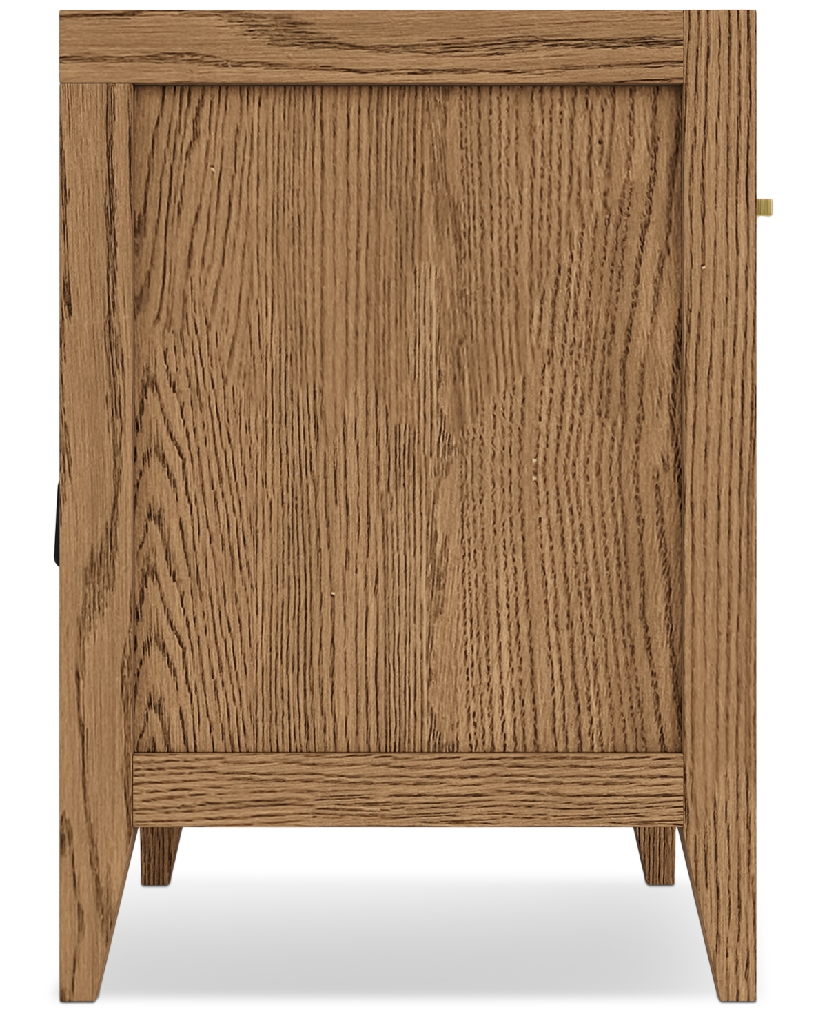 Macy's Everleigh One Drawer Nightstand In Brown