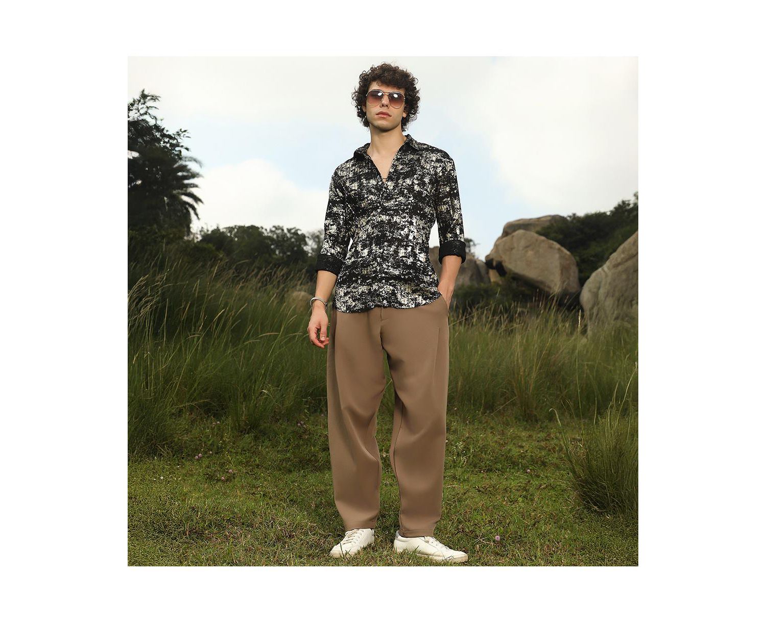 Textured Foil Shirt