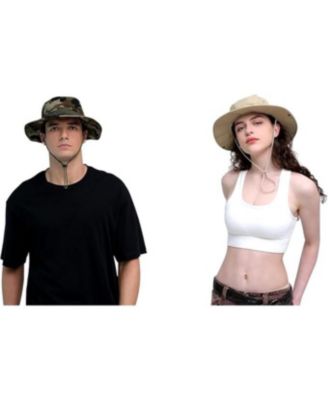 UV Protection Boonie Hat UPF 50+ Foldable Sun Hat for Hiking Fishing