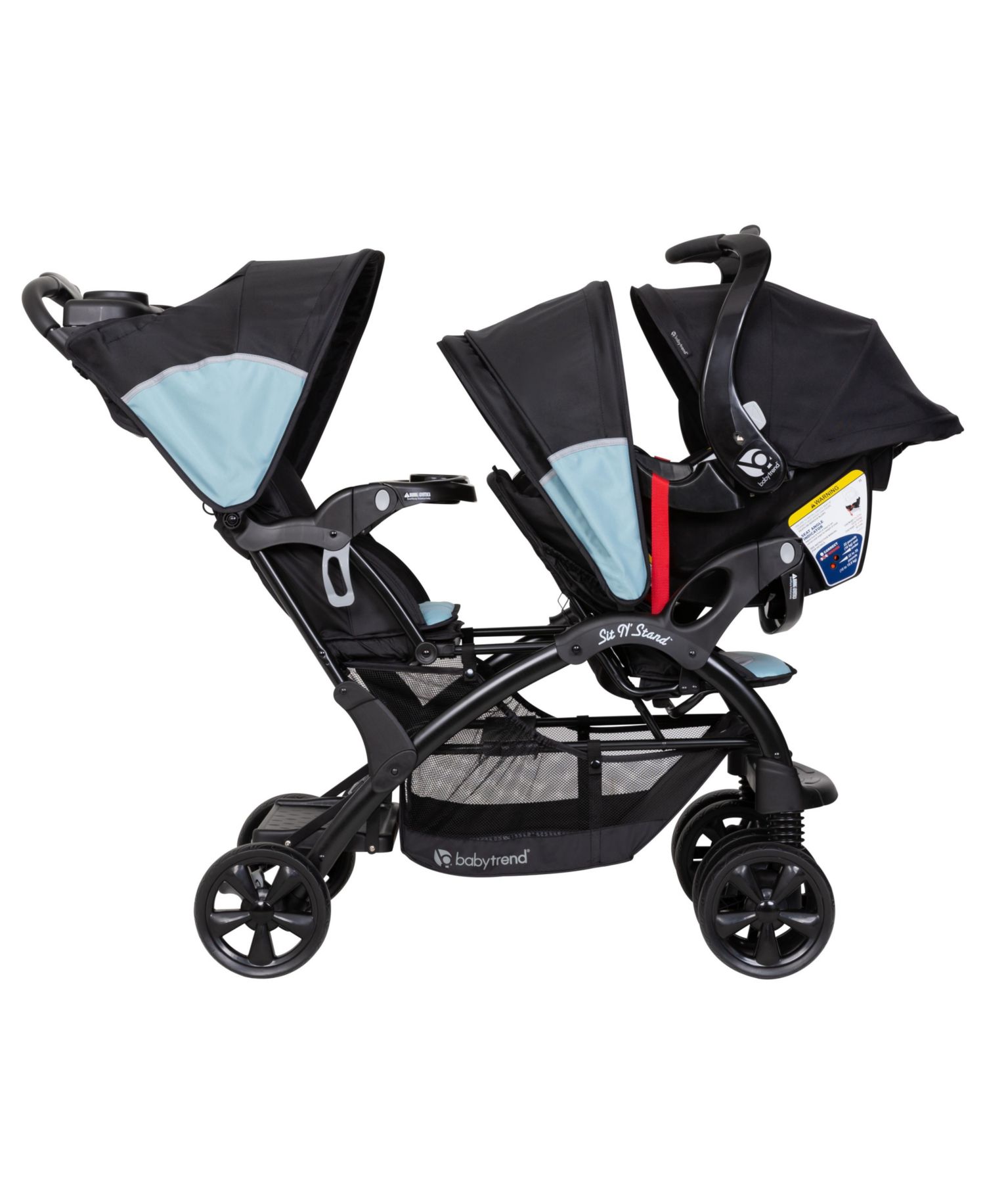Baby Sit N Stand Double Stroller Desert Blue - Desert Blue