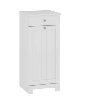 Tilt Out Laundry Hamper, Laundry Hamper Cabinet with Drawer