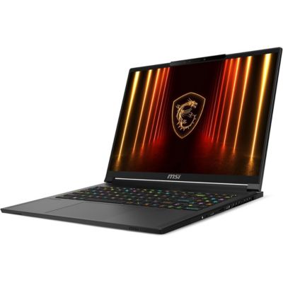 Stealth A16 AI+ A3XWJG-074US 16" WQXGA OLED 240Hz Copilot+ PC Gaming Laptop, AMD Ryzen AI 9 HX 370 2.0GHz, 64GB RAM, 2TB SSD, NVIDIA GeForce RTX 5090 24GB, Windows 11 Pro, Core Black