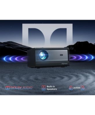 ANSI/Netflix-Licensed/30W Dolby Audio] Smart 4K Projector with WiFi and Bluetooth, Auto Focus, Portable Home Theater for Indoor/Outdoor