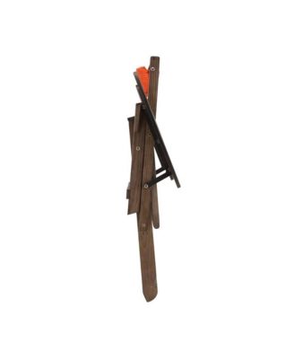 Canvas Sling Chair With Cup And Wine Holder And End Table