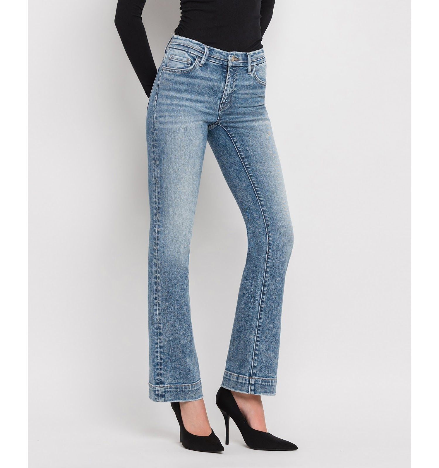 Women's Mid Rise Bootcut Jeans