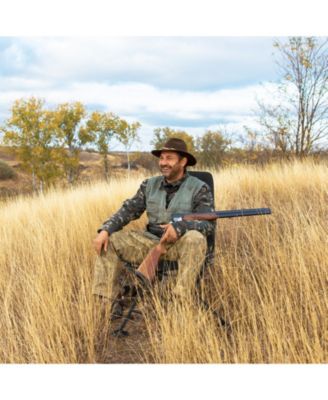 Folding Hunting Blind Chair with Swivel Base and Duck Feet