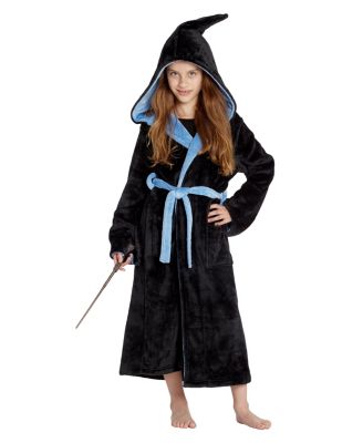 Big Girls Hogwarts Castle Houses Crest Fleece Robe Pajama Bathrobe