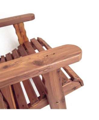 Cedar Adirondack Rocking Chair