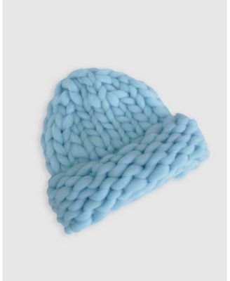 Snowflake Hand Knitted Beanie