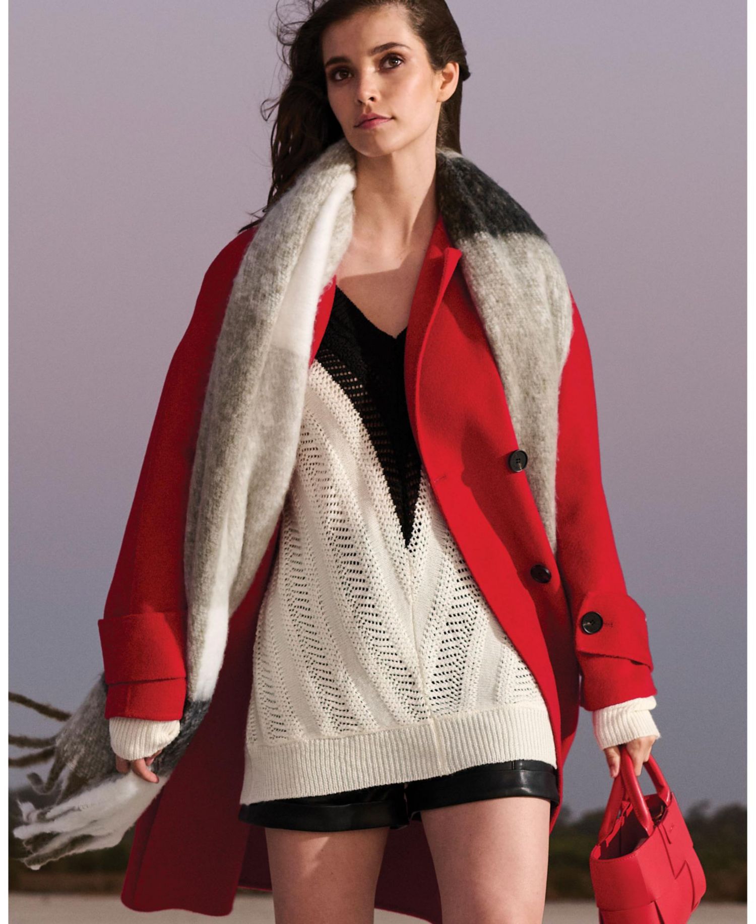 Women's This Moment Oversized V-Neck Knit