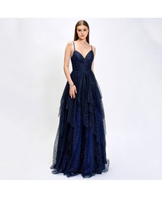 Women's Brylee Glitter Ball Gown