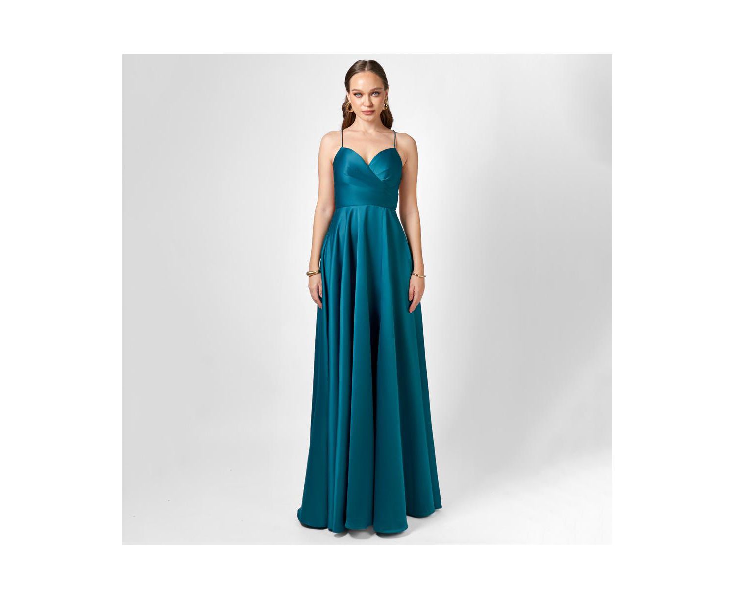 Hanna Open Back A Line Gown