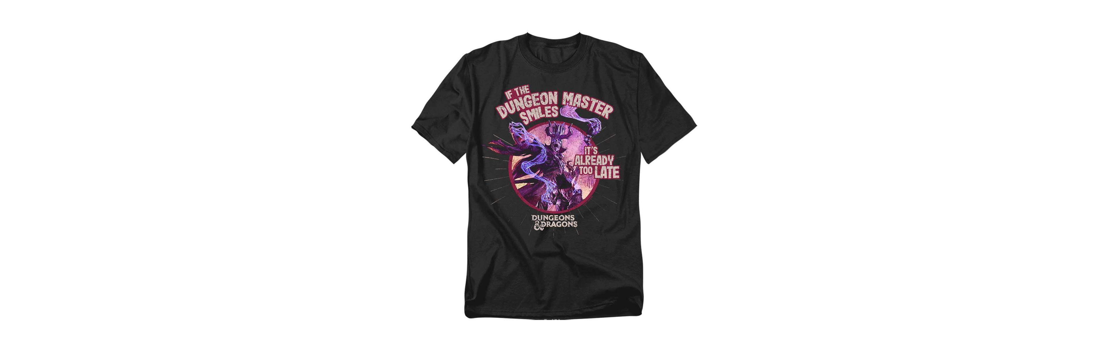 Logovision Men's Dungeons And Dragons Dungeon Master Smiles T-Shirt