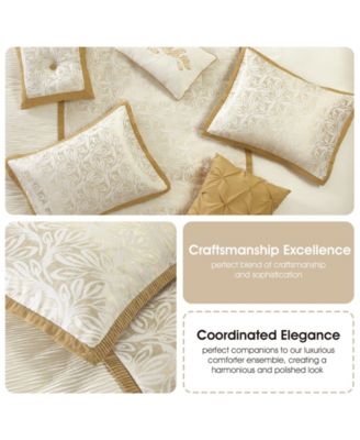 Marisella Leaves 9-Pc. Comforter Set, California King