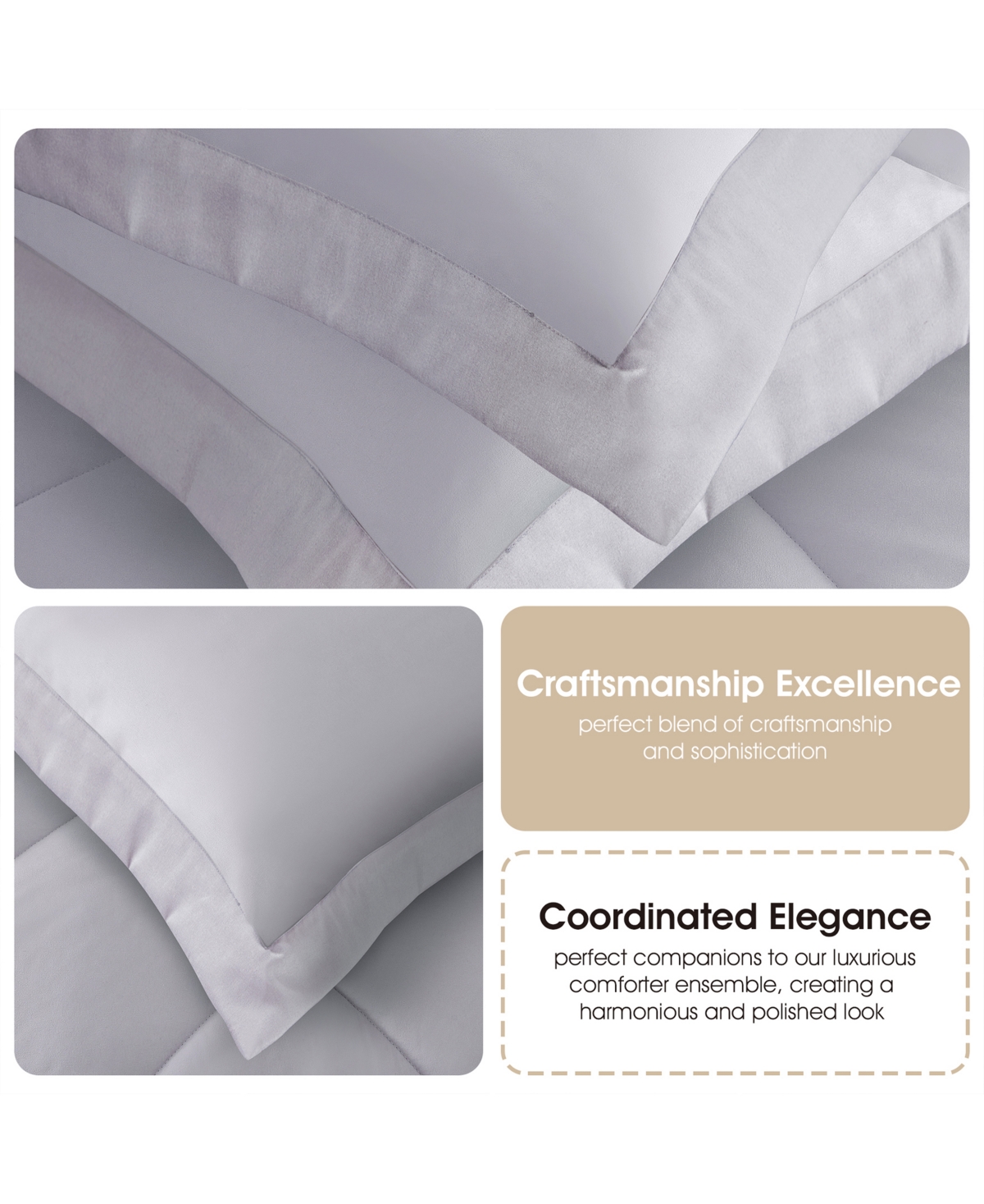 Stratford Park Arelia Geometric 7-pc. Comforter Set, King In Purple