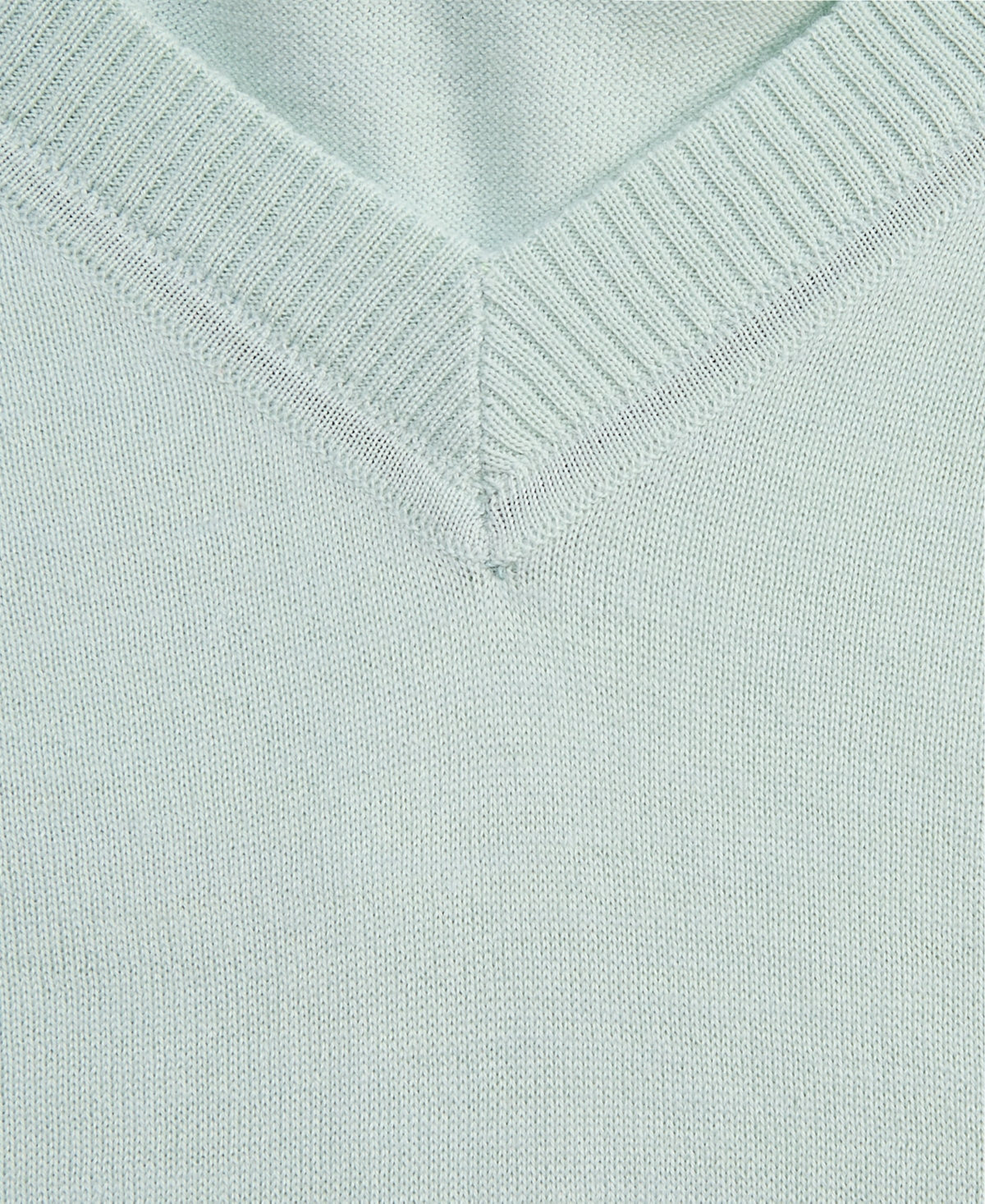 Alfani Men's Long-sleeve V-neck Merino Sweater, Created For Macy's In Blue