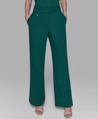 KARL LAGERFELD PARIS - Women's Straight-Leg Pants
