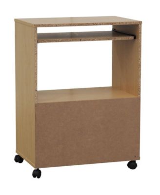 Byron 2-Door  Laminate Wood Kitchen Microwave Cart