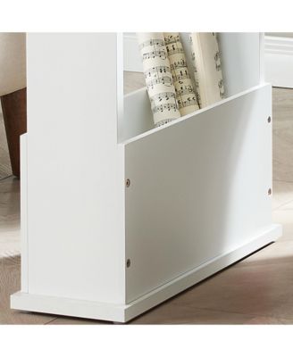 29-Inch Tall Wood Zeke Narrow Side Table