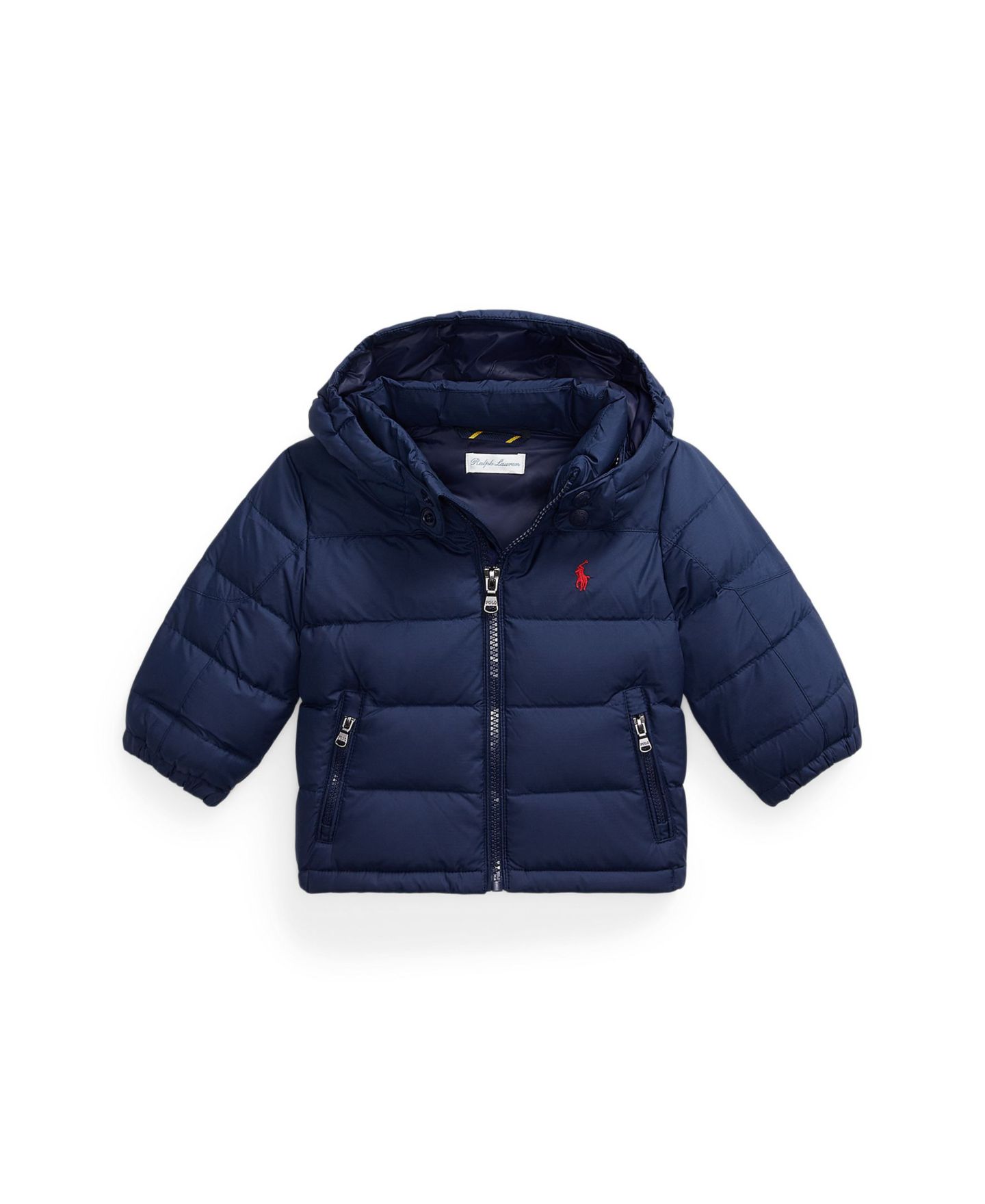 Куртка Polo Ralph Lauren Ripstop Down Hooded Jacket для мальчиков-малышей, цвет: Синий — фото 1