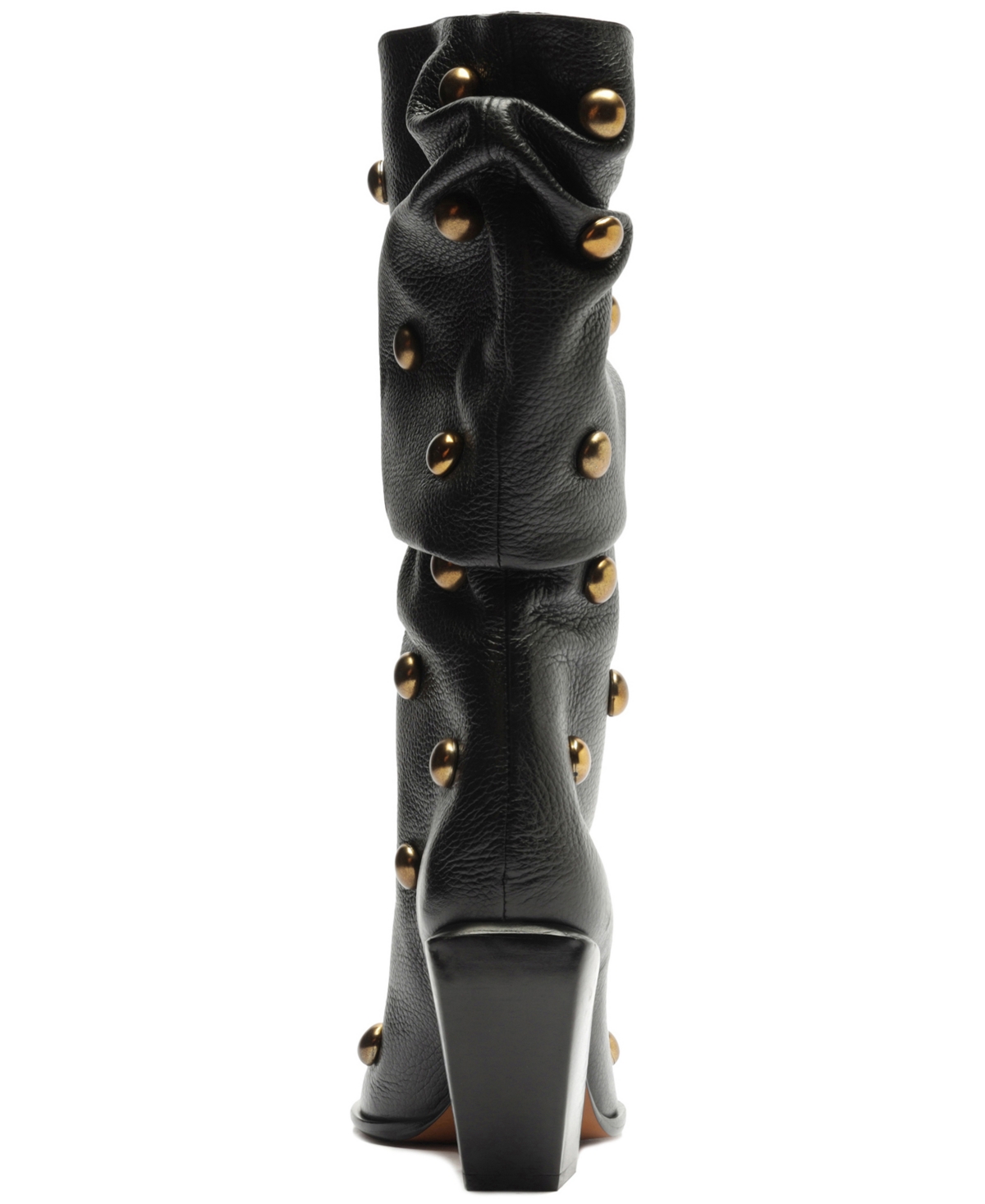 Schutz Women's Tulsa Studs Mid-shaft Boots In Black
