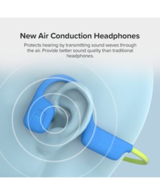 Airwaves Kids Bluetooth Headphones – Open-Ear, 85dB Safe Limit, Waterproof, Long Battery, Ages 4–12