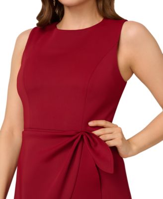Women's Sleeveless Scuba Midi Dress