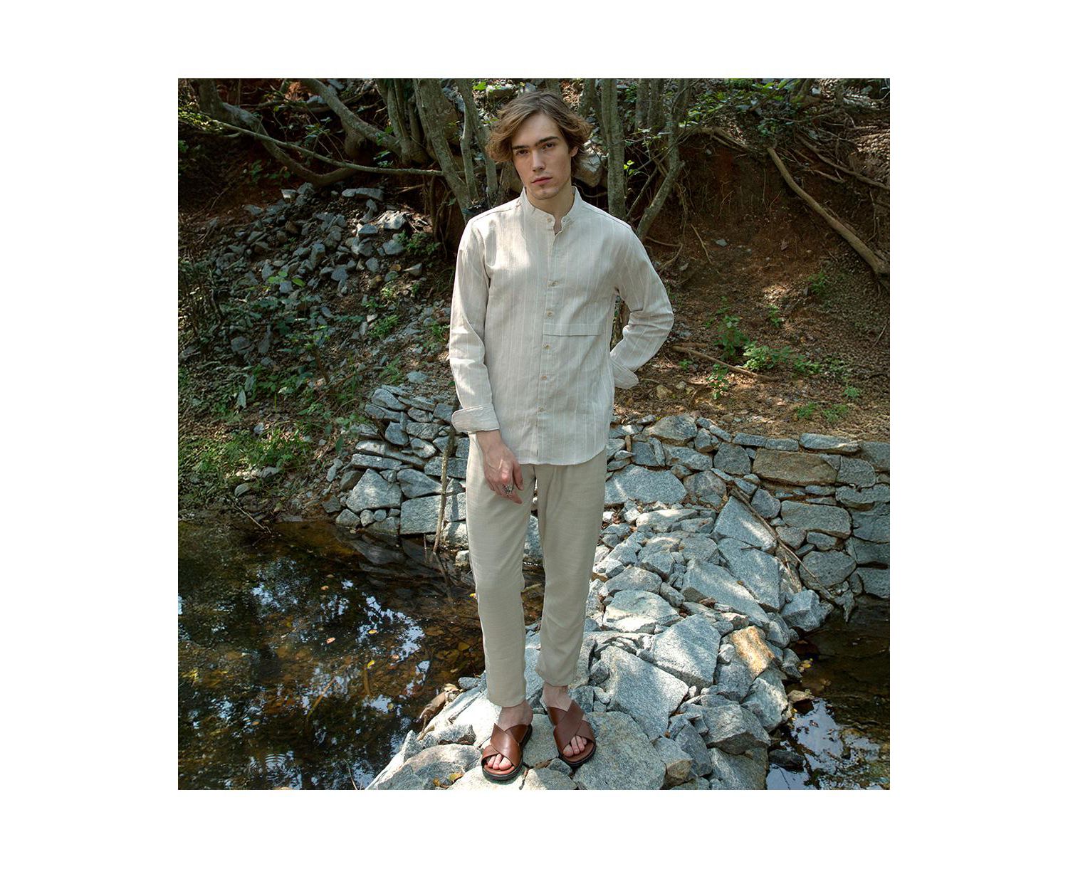 Men's Pencil-Striped Shirt