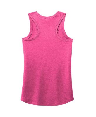 Women's Pink Denny Hamlin Name Number Racerback Tank Top