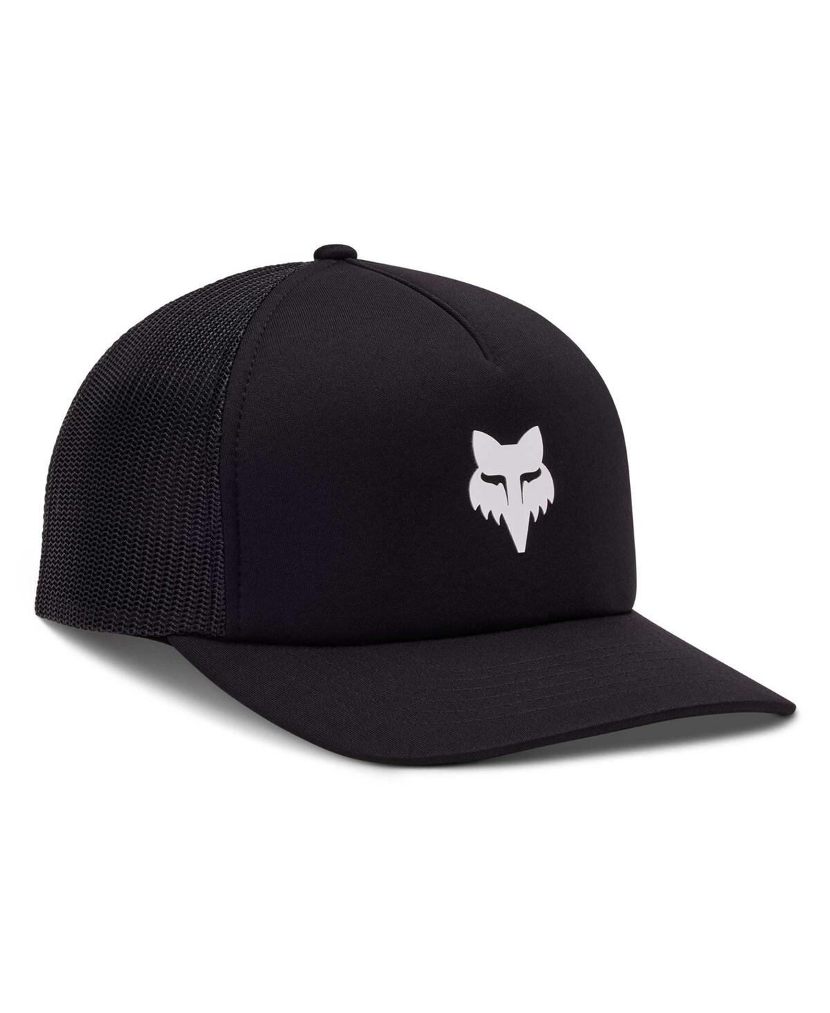 Fox Women's Black Boundary Trucker Adjustable Hat In Black