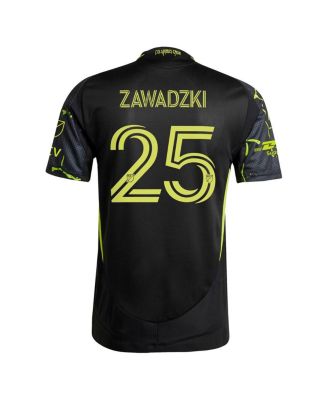Men's Sean Zawadzki Black Columbus Crew 2025 The Goosebumps Kit Authentic Player Jersey