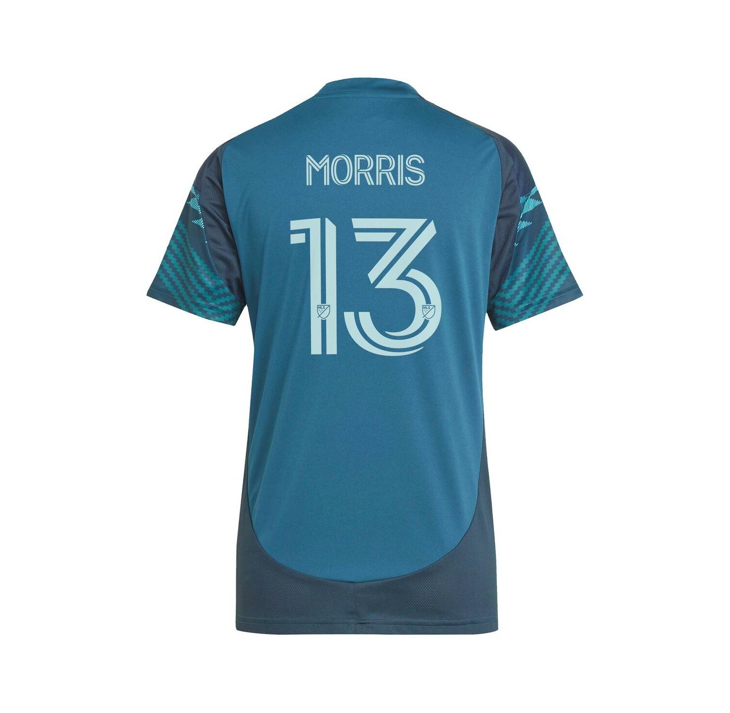 Women's Jordan Morris Blue Seattle Sounders FC 2025 The Salish Sea Kit Replica Player Jersey