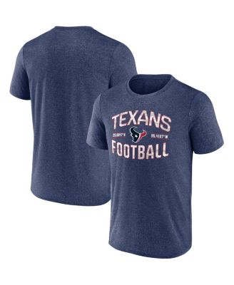 Fanatics - Men's Heathered Navy Houston Texans Want To Play T-shirt