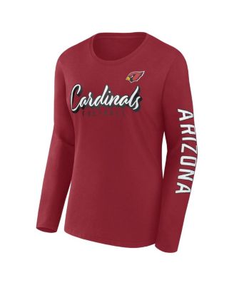 Women's Cardinal Arizona Cardinals Cheerleader Long Sleeve T-Shirt
