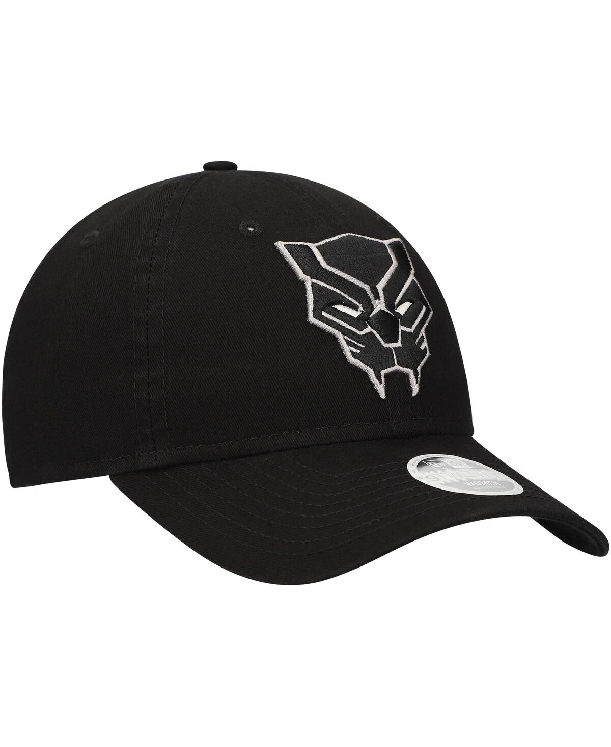 New Era Women's Black Panther 9twenty Adjustable Hat In Black