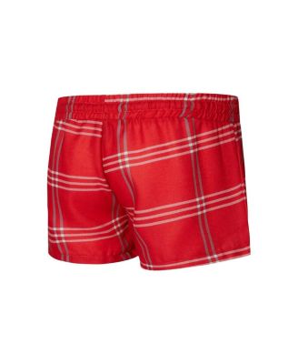 Women's Red/Gray Tampa Bay Buccaneers Petition Raglan Long Sleeve Top and Shorts Set