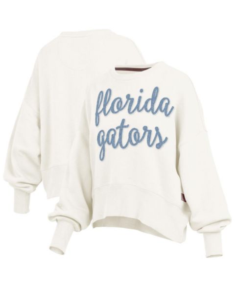 Женская толстовка Pressbox Cream Florida Gators Chelsea Oversized Pullover
