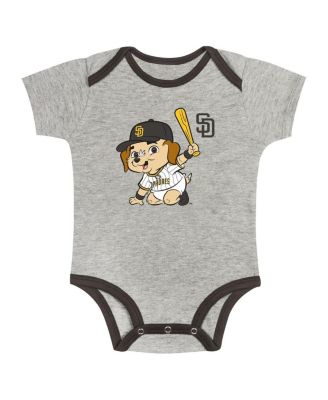 Baby Boys and Girls 2-Pack San Diego Padres Play Ball Bodysuit Set