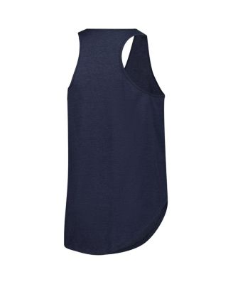 Women's Navy Notre Dame Fighting Irish Plus Size Arch Tank Top