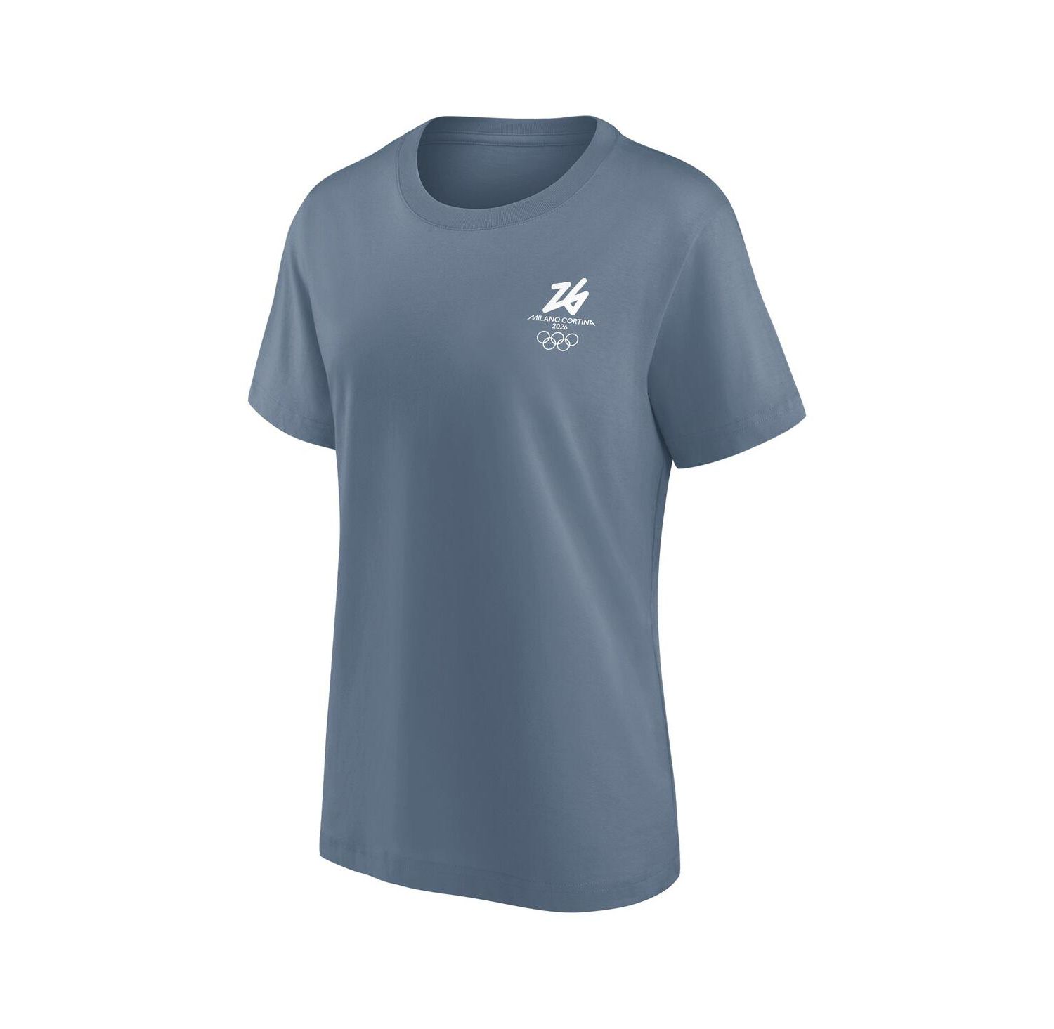 Women's Blue Milano Cortina 2026 Winter Olympics Essentials T-Shirt