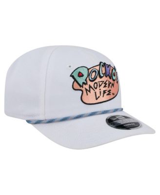 Big Boys and Girls White Rocko's Modern Life Multi Rope 9SEVENTY Stretch-Snap Hat