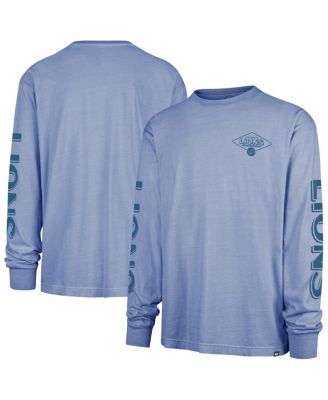 '47 Brand - Men's Blue Detroit Lions Cairn Ravine Foundation Long Sleeve T-shirt