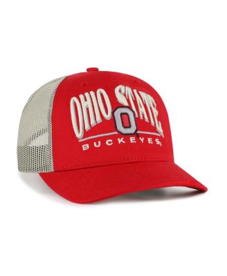 Men's Scarlet Ohio State Buckeyes Arid Adjustable Trucker Hat