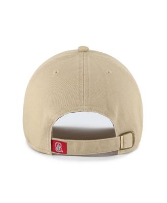 Men's Khaki Stanford Cardinal Clean Up Adjustable Hat