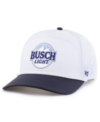 Men's White/Navy Ross Chastain Brrr Busch Light Rope Hitch Adjustable Hat