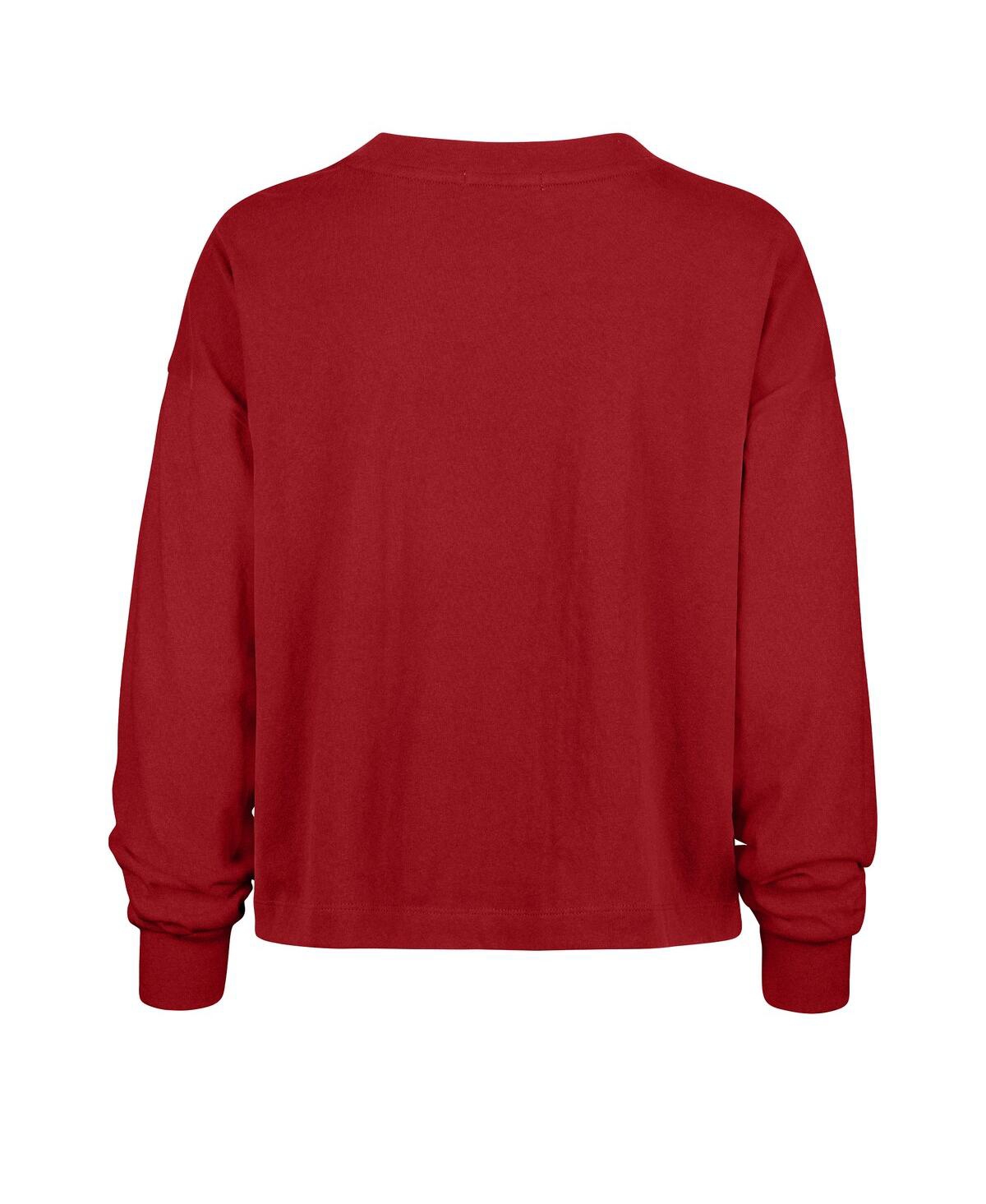 47 Brand '47 Red Kansas City Chiefs Muse Sydney Long Sleeve T-shirt In Red