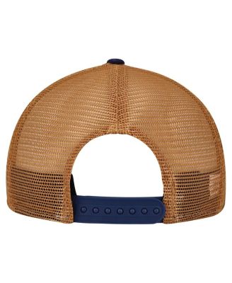 Men's Navy Nashville SC Debossed Logo 9SEVENTY Stretch Snap Adjustable Hat