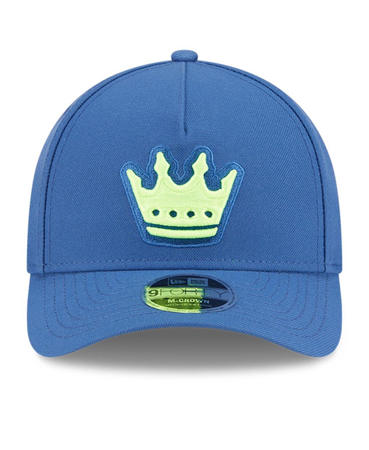 New Era Big Boys And Girls Blue Charlotte Fc 2025 Jersey Hook 9forty M-crown Adjustable Hat In Blue