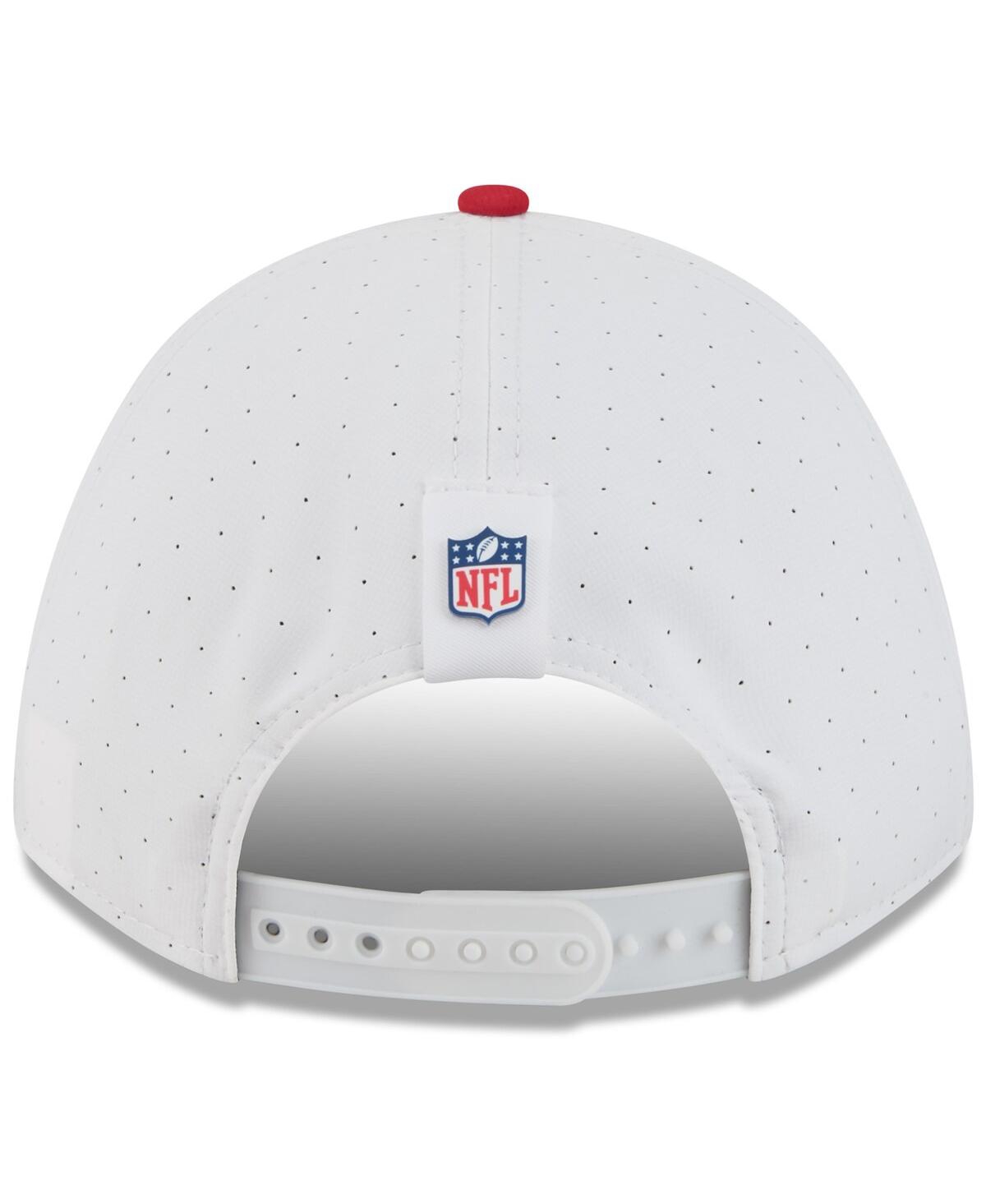 New Era Big Boys And Girls White/scarlet San Francisco 49ers 2025 Nfl Training Camp A-frame 9forty Adjustabl In White